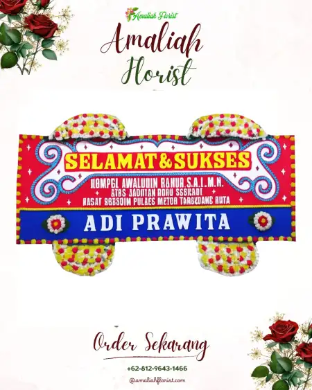 Papan Bunga Ucapan Selamat Ciampanan